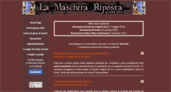Desktop Screenshot of lamascherariposta.it