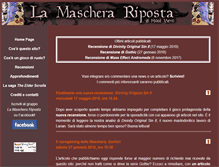 Tablet Screenshot of lamascherariposta.it